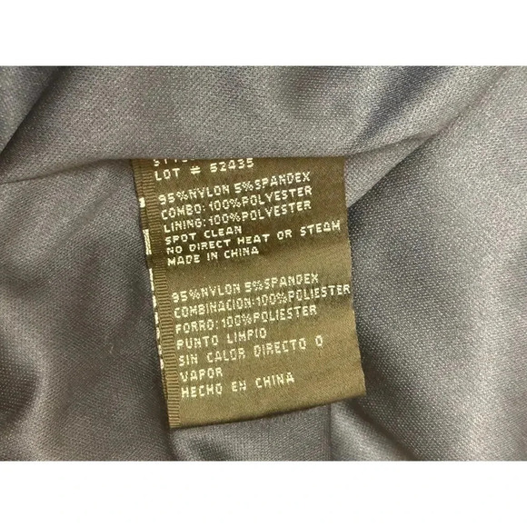 New Aqua Long Sleeve Blue Sequin Twist Long Gown Wedding Gala Dress Women's 10 - Picture 12 of 13